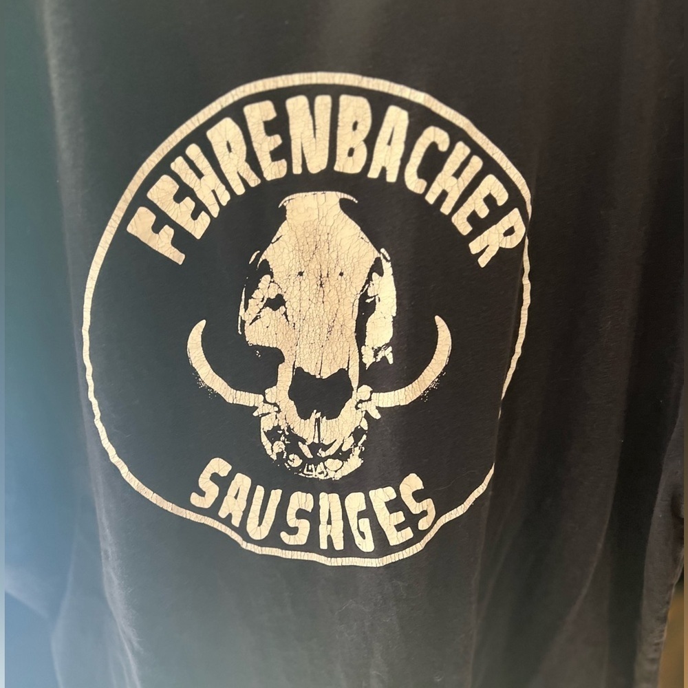 Fehrenbacher Sausages t-shirt size XXL in vintage condition